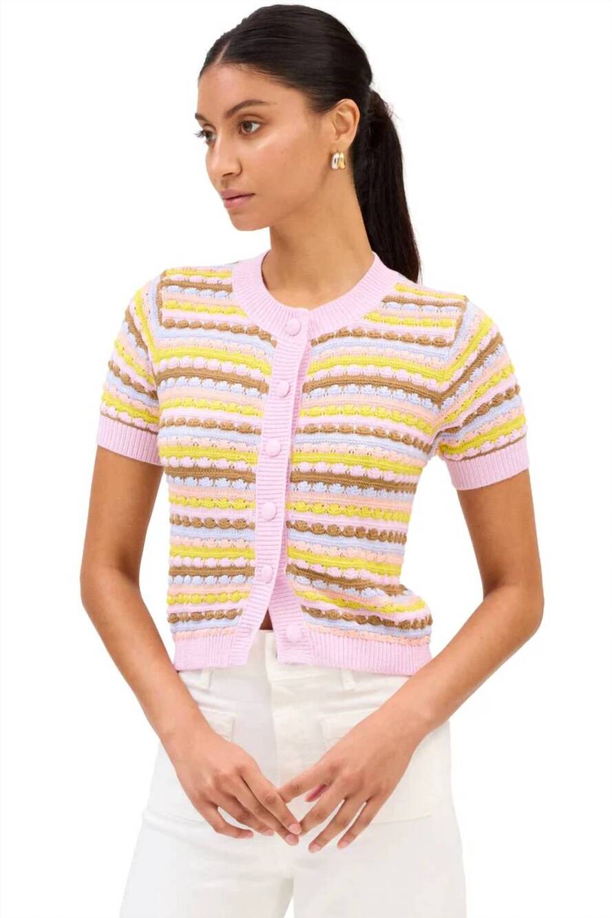 NEW ALLISON NEW YORK adelle cardigan in multicolor